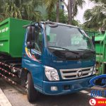 Xe chở rác thùng rời 10 khối Thaco Ollin 700C